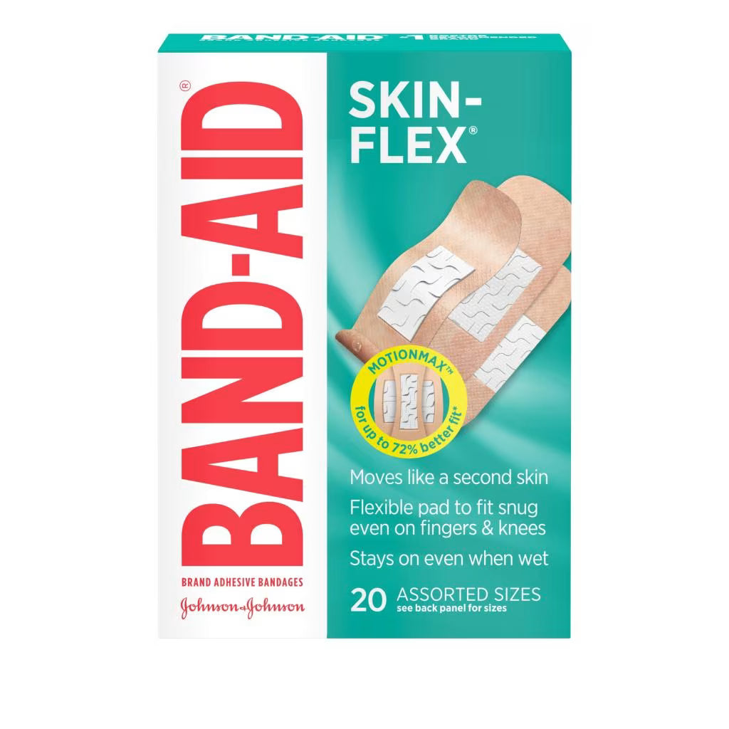 BAND-AID® Brand Skin-Flex® Adhesive Bandages – 25 Count