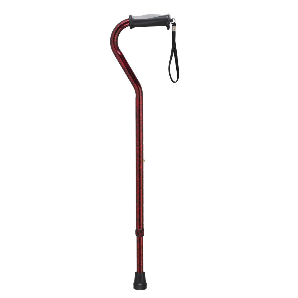 Drive Medical Adjustable Cane with Gel Grip – Lightweight Walking Cane for Seniors (300 lb Capacity)