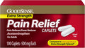 GoodSense Extra Strength Pain Relief – Acetaminophen Caplets 500 mg – 100 Count