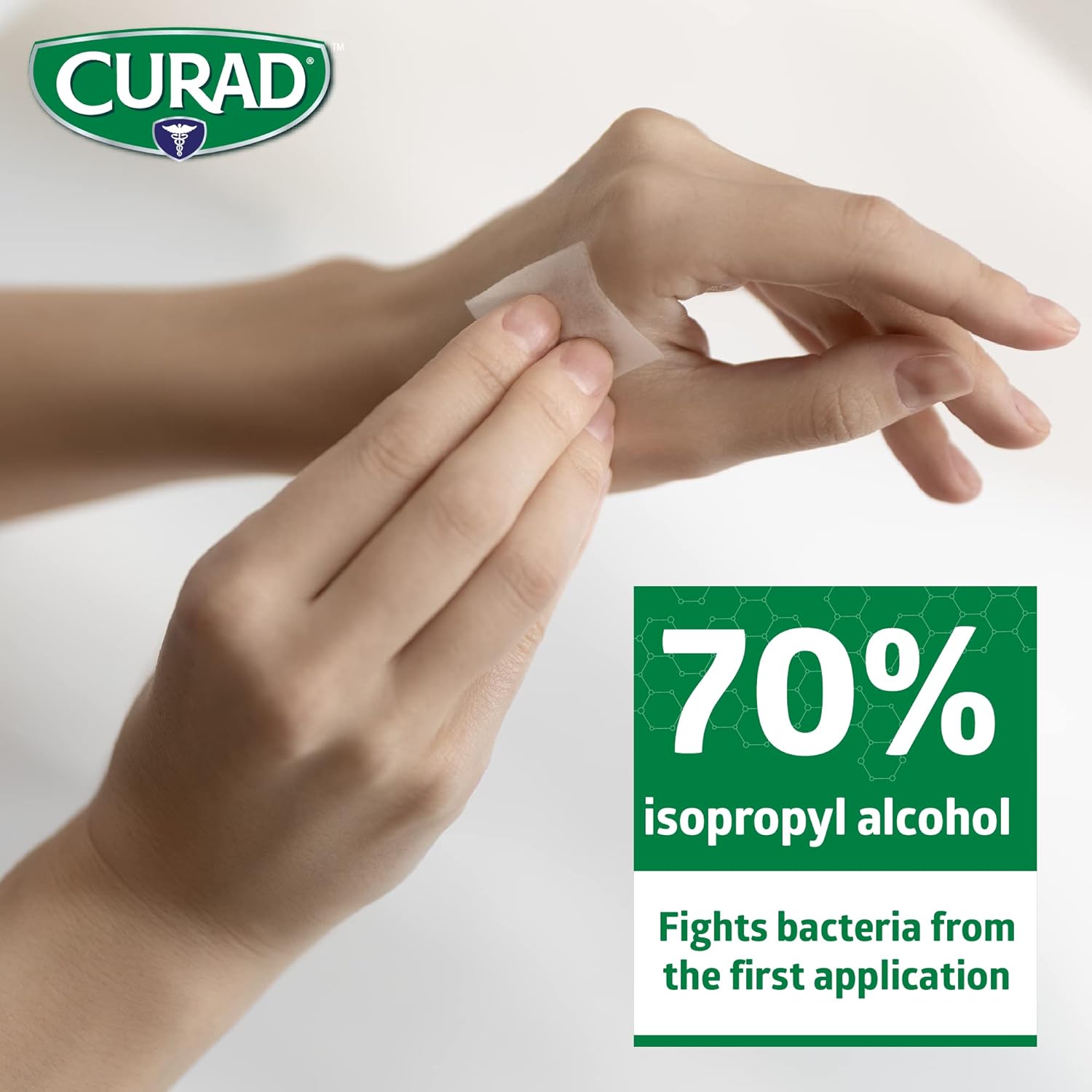 CURAD Alcohol Prep Pads | Individually Wrapped | First Aid & General Cleansing
