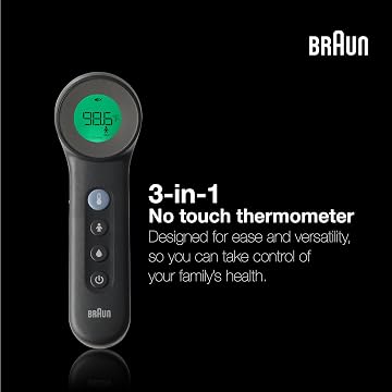 Braun Sensian™ 7 Forehead 3-in-1 Non-Contact Infrared Thermometer with Age Precision® Technology