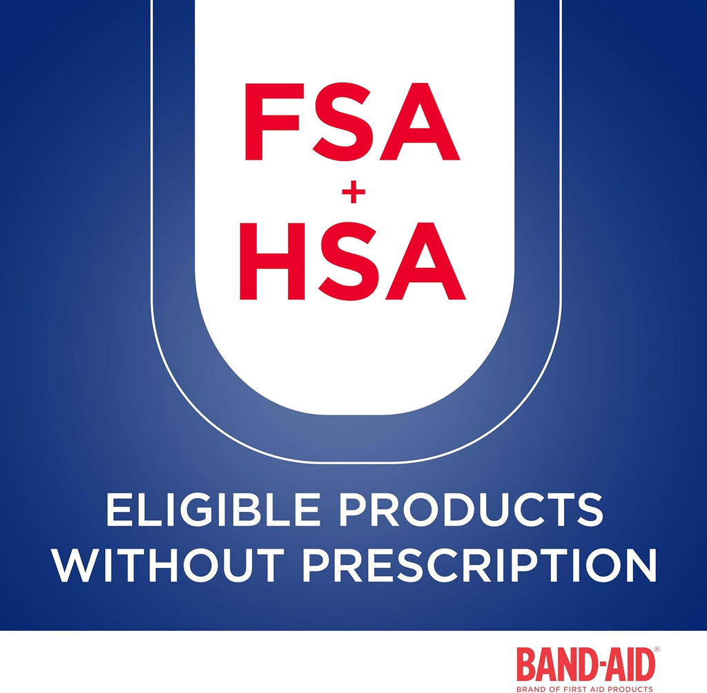 BAND-AID Portable Compact First Aid Kit 160 Piece – FSA/HSA Eligible | OTC Medical