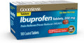 GoodSense Ibuprofen Tablets 200 mg – Pain Reliever & Fever Reducer – 100 Count