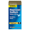 GoodSense Naproxen Sodium Tablets 220 mg – Pain Reliever & Fever Reducer (NSAID) – 200 Count