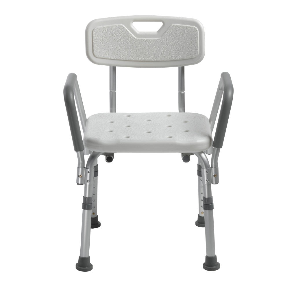 Drive Medical Shower Chair with Back & Padded Arms