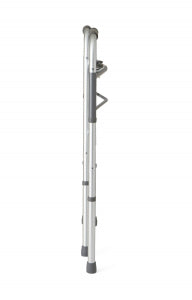 Medline Two-Button Folding Walker – Adult, Aluminum, 300 lb Capacity