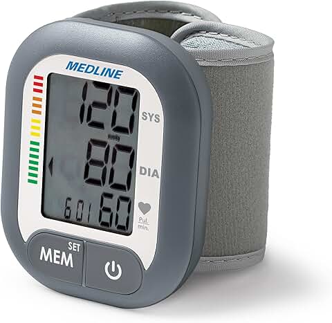 Medline Digital Wrist Blood Pressure Monitor (MDS4003)